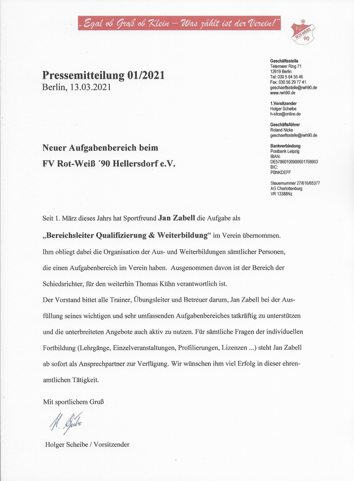 Pressemitteilung 0121